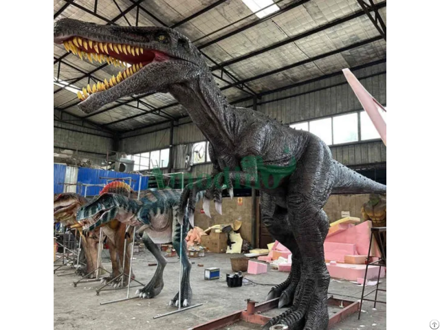 Animatronic Lifesize Dinosaurs Baryonyx Model For Museum