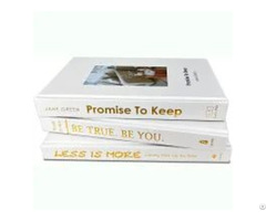 Embossed Cover Hardcover Book Printing