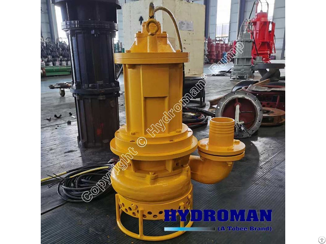 Hydroman® 10 Inch Submersible Sand Pump For Waste Pond Dredging