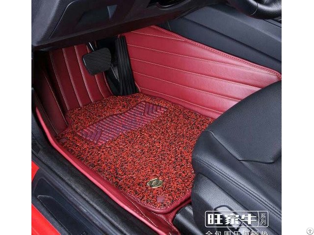 Acm105b Leatherette Car Mat 3d With Pvc Coil Pad