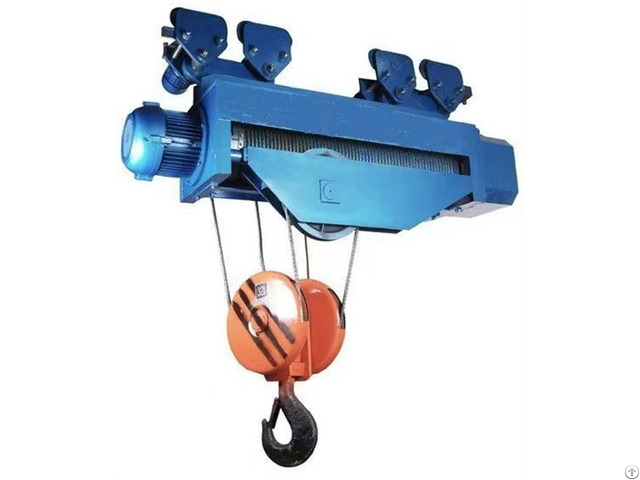 Double Speed Winch Electric Wire Rope Hoist For Overhead Crane Lifting Goods