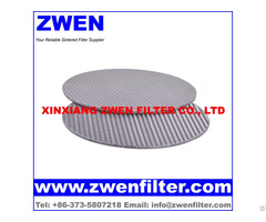 Ss Sintered Mesh Filter Disk