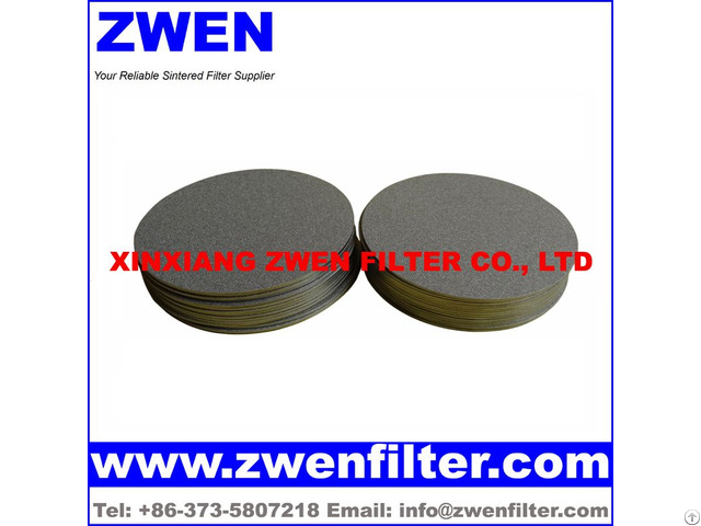 Titanium Sintered Powder Disk