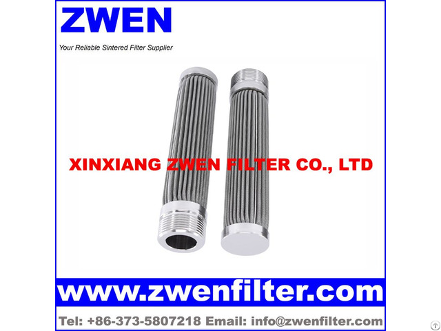 Pleated Wire Mesh Filter Element
