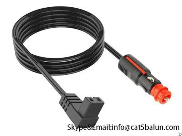 Car Cigarette Lighter Power To 2 Pin Plug For Mini Fridge