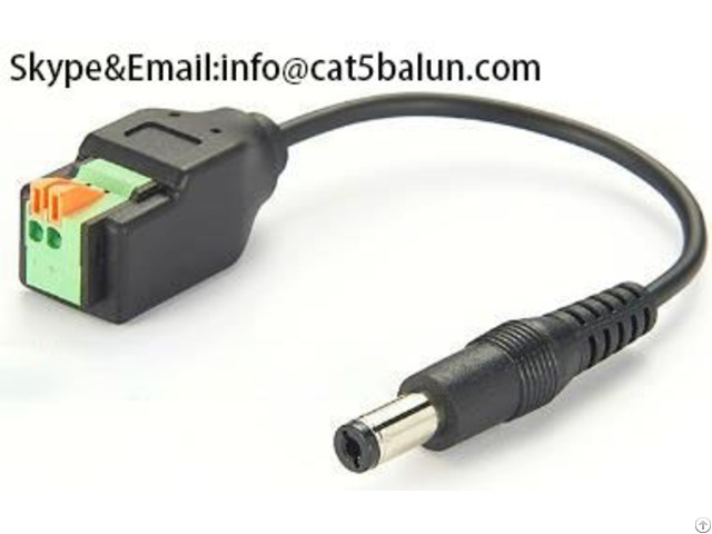 Dc Adapter To Spring Terminal Block Push Button