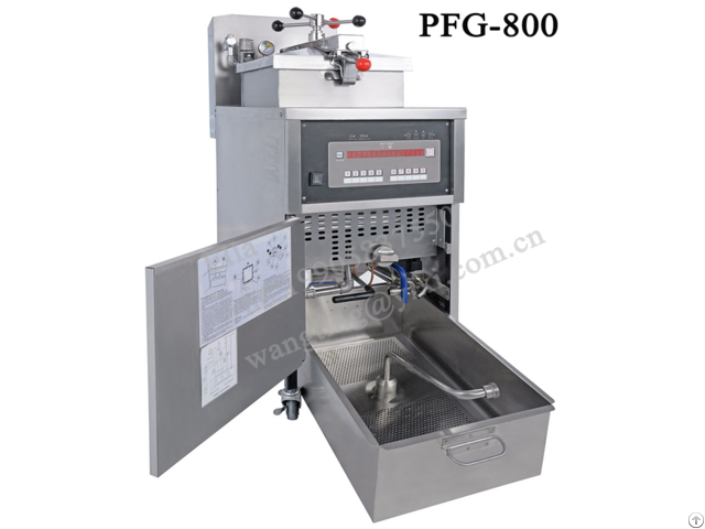 Pfg 800 Gas Pressure Fryer With Oil Filter System Computer Panel