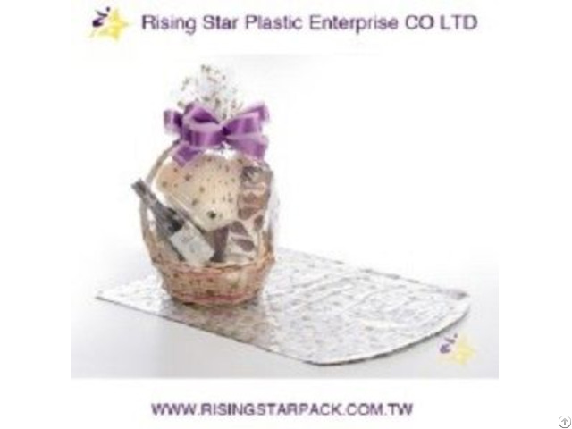 Pvc Shrink Dome Bag For Gift Basket