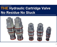 Hydraulic Cartridge Valve No Residue Or Stuck