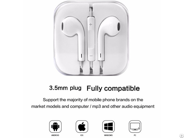 Earphones Headphones Portable 3 5mm In Ear Earbuds With Mic Volume Control For Xiaomi Goophone