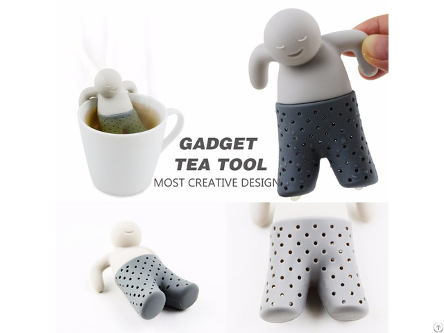 Food Grade Silicone Mr Tea Infuser Strainer