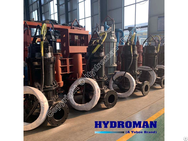 Hydroman® Submersible Sand Gravel Dredging Pump With 2 Agitators