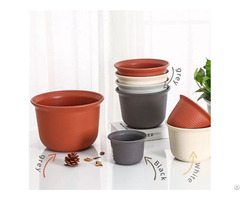 Mulity Sizes Round Shape Plastic Flower Pot