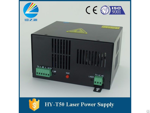 Hy T50 Co2 Laser Power Supply For Spt C50 Laser Tube With 50w