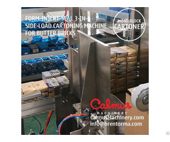 Monoblock Cartoning Machine Case Packer For Packaging Butter Bricks