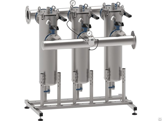 Industrial Filter System Fluid Filtration Skids