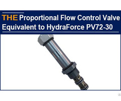 Hydraulic Proportional Flow Control Valve Equivalent To Hydraforce Pv72 30
