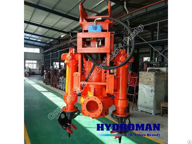 Hydroman® Gravel Gold River Submersible Dredging Pump With Side Agitators