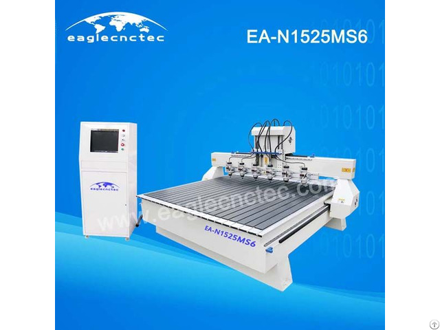 Multi Spindle Cnc Router For Mass Wood Carving Jobs