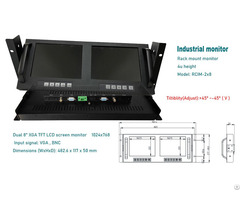 Rack Mount Monitor 4u Dual Lcd