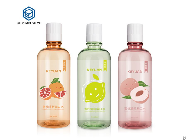 Popular Household Hotel Cleaning Mouth Wash Bottles 500ml