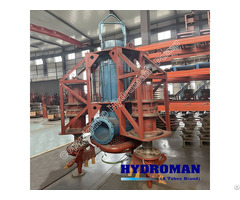 Hydroman® Offloading Submersible Dredge Pump For Barge Transfer With Side Agitators