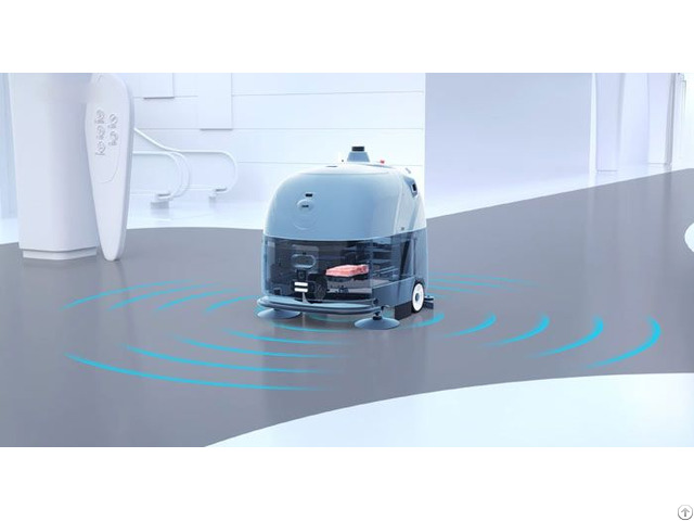 Autonomous Driving Floor Scrubber Viggo Sc80