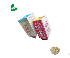 Heat Sealable Custom Microwaveable Popcorn Paper Bag