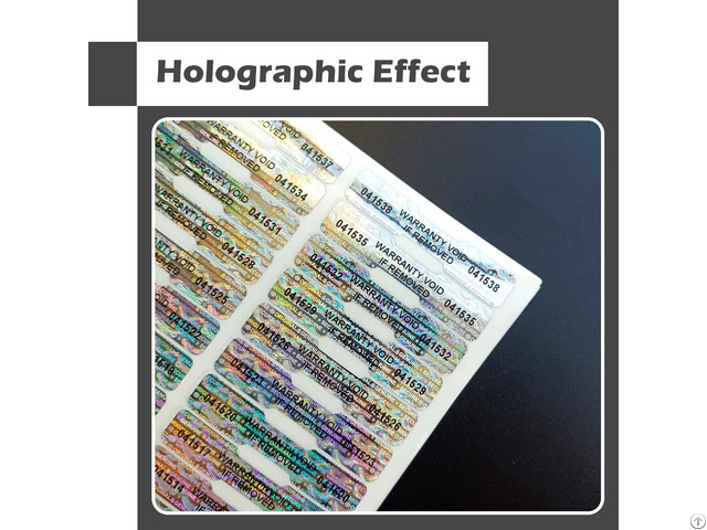 Tamper Evident Seals Stickers