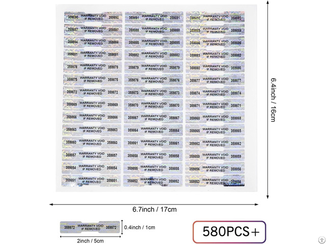 Void High Security Hologram Stickers