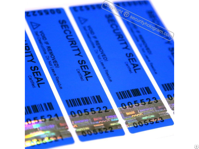 Tamper Evident Void Security Hologram Stickers
