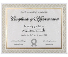 Certificate Paper Award Certificates