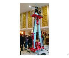 Double Masts Aerial Work Platform Cmp 12