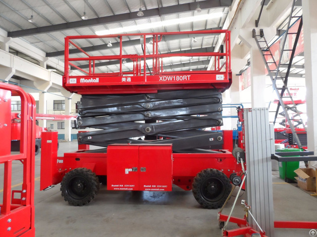 Self Propelled Rough Terrain Scissor Lift Xdw180rt