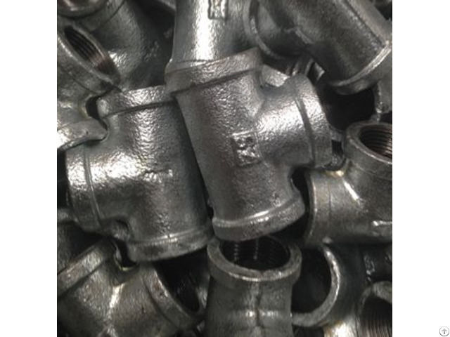 Galvanized Malleable Iron Pipe Fitting Tee