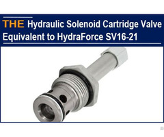 Hydraulic Solenoid Cartridge Valve Equivalent To Hydraforce Sv16 21