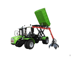 Hilly Mountain Palm Garden Wheeled Tractor