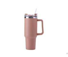 Stainless Steel Vacuum Insulated Tumbler With Lid And Straw