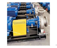 Horizontal Centrifugal Chemical Process Pump Single Stage End Suction