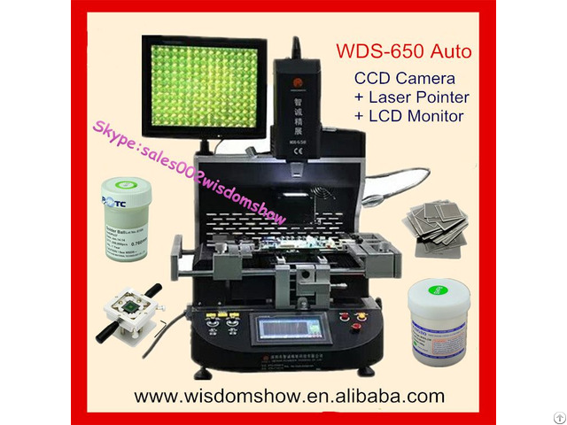 Low Price Laptop Chips Reballing Machine Wds 650 Ccd Camera Bga Rework Station