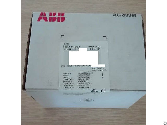 Pm865k01 Processor Unit 3bse031151r1