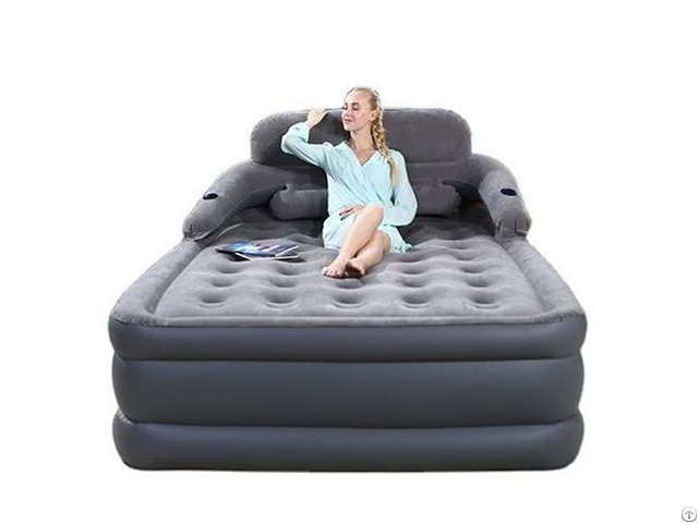 Factory Custom Inflatable Mattress With Built In Pump