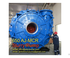 Mill Circuit Slurry Pump Aj 650mcr Supplier