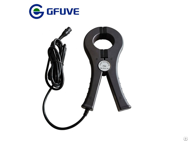 1200a Ac 2mhz Handheld Current Clamp Gfuve P50 50mm Hole Split Core Ct Transformer Probe Sensor