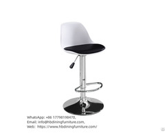 Leather Chair High Metal Base Swivel Bar Db P09s