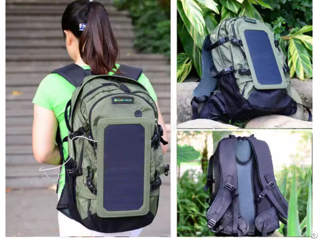 Outdoor Solar Panel Business Laptop Backpack With Usb Charger Port