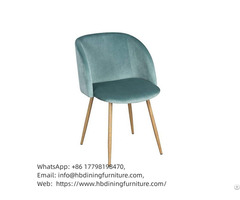 Velvet Armchair Soft Backrest Living Room Dc R03