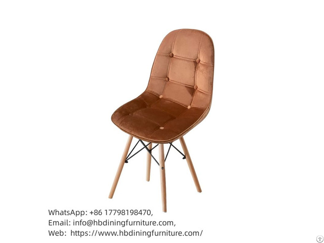 Velvet Chairs Outdoor Dining Room Upholstered Dc R05