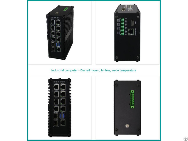 Wide Temperature Industrial Computers Din Rail Pcs