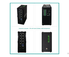 Wide Temperature Industrial Computers Din Rail Pcs